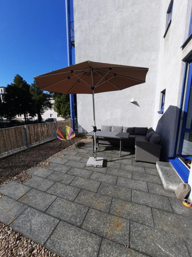 Fewo Mit "Dachterrasse" Im Blauen Palais Lipcse Kültér fotó